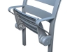 Aluminum Bleacher Seat folded